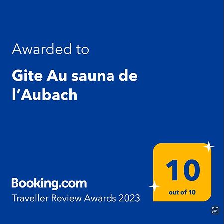 Gite Au Sauna De L'Aubach Scherwiller Buitenkant foto